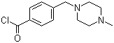 4-(4-Methylpiperazin-1-ylmethyl)benzoyl chloride molecular structure (CAS 148077-69-4)