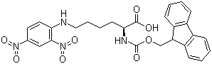 N-Fmoc-N'-(2,4-dinitrophenyl)-L-lysine molecular structure (CAS 148083-64-1)
