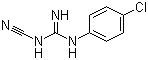 1-(4-氯苯基)-3-氰基胍分子结构 (CAS 1482-62-8)