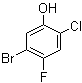 结构式 CAS# 148254-32-4, 5-溴-2-氯-4-氟苯酚