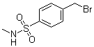 4-(Bromomethyl)-N-methylbenzenesulfonamide molecular structure (CAS 148459-00-1)