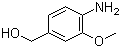 4-Amino-3-methoxyphenylmethanol molecular structure (CAS 148459-54-5)