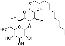 Undecyl beta-D-thiomaltopyranoside molecular structure (CAS 148565-57-5)