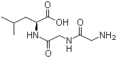 Glycylglycyl-L-leucine molecular structure (CAS 14857-82-0)
