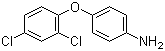 structure of CAS# 14861-17-7, 4-(2,4-Dichlorophenoxy)aniline;2,4-Dichloro-4'-aminodiphenyl ether