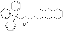 结构式 CAS# 14866-43-4, 十六烷基三苯基溴化膦
