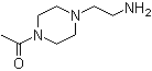 4-乙酰基-1-哌嗪乙胺分子结构 (CAS 148716-35-2)