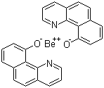 Bis(10-hydroxybenzo[h]quinolinato)beryllium molecular structure (CAS 148896-39-3)