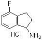 4-Fluoroindan-1-ylamine hydrochloride molecular structure (CAS 148960-34-3)