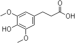 4-Hydroxy-3,5-dimethoxyhydrocinnamic acid molecular structure (CAS 14897-78-0)