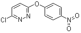 3-Chloro-6-(4-nitrophenoxy)pyridazine molecular structure (CAS 1490-54-6)