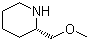 (S)-2-(甲氧基甲基)哌啶分子结构 (CAS 149054-86-4)