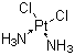 trans-Dichlorodiamineplatinum(II) molecular structure (CAS 14913-33-8)