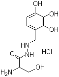 Benserazide hydrochloride molecular structure (CAS 14919-77-8)