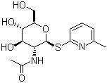 6-甲基-2-吡啶基 2-(乙酰氨基)-2-脱氧-1-硫代-beta-D-吡喃葡萄糖苷分子结构 (CAS 149263-94-5)