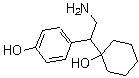 1-[2-氨基-1-(4-羟基苯基)乙基]环己醇分子结构 (CAS 149289-29-2)