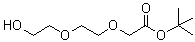 [2-(2-Hydroxyethoxy)ethoxy]acetic acid 1,1-dimethylethyl ester molecular structure (CAS 149299-82-1)