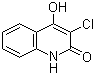 3-Chloro-4-hydroxy-1H-quinolin-2-one molecular structure (CAS 14933-25-6)
