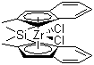 rac-Dimethylsilylbis(2-methylindenyl)zirconium dichloride molecular structure (CAS 149342-08-5)
