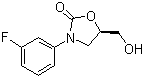 (R)-3-(3-Fluorophenyl)-5-(hydroxymethyl)oxazolidin-2-one molecular structure (CAS 149524-42-5)