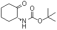 structure of CAS# 149524-64-1, (R)-(2-Oxocyclohexyl)carbamic acid 1,1-dimethylethyl ester