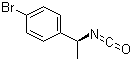 (S)-(-)-1-(4-溴苯基)异氰酸乙酯分子结构 (CAS 149552-52-3)