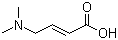 (E)-4-(二甲基氨基)丁-2-烯酸分子结构 (CAS 149586-32-3)
