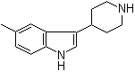 结构式 CAS# 149669-44-3, 4-(5-甲基-3-吲哚基)哌啶