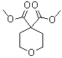 Tetrahydro-4H-pyran-4,4-dicarboxylic acid dimethyl ester molecular structure (CAS 149777-00-4)