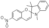 6'-Nitro-1,3,3-trimethylspiro[indoline-2,2'-2'H-chromene] molecular structure (CAS 1498-88-0)