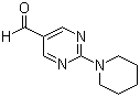 2-(Piperidin-1-yl)pyrimidine-5-carbaldehyde molecular structure (CAS 149806-11-1)