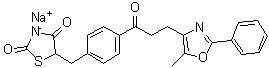 Darglitazone sodium molecular structure (CAS 149904-87-0)