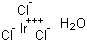 Iridium(III) chloride hydrate  molecular structure (CAS 14996-61-3)