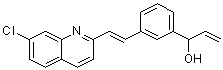 3-[(1E)-2-(7-Chloro-2-quinolinyl)ethenyl]-alpha-ethenylbenzenemethanol molecular structure (CAS 149968-10-5)