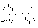 structure of CAS# 150-39-0, N-(2-Hydroxyethyl)ethylenediaminetriacetic acid;N-Carboxymethyl-N'-(2-hydroxyethyl)-N,N'-ethylenediglycine; N-(2-Hydroxyethyl)ethylenediamine-N,N',N'-triacetic acid; HEDTA
