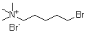 结构式 CAS# 15008-33-0, (5-溴戊基)三甲基溴化铵
