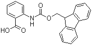 Fmoc-2-aminobenzoic acid molecular structure (CAS 150256-42-1)