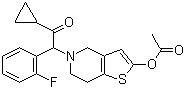 Prasugrel molecular structure (CAS 150322-43-3)