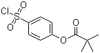 4-(Chlorosulfonyl)phenyl pivalate molecular structure (CAS 150374-99-5)