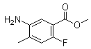 5-Amino-2-fluoro-4-methylbenzoic acid methyl ester molecular structure (CAS 1504965-88-1)