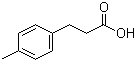 structure of CAS# 1505-50-6, 3-(4-Methylphenyl)propionic acid;3-(p-Tolyl)propionic acid