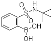 结构式 CAS# 150691-04-6, 2-(叔丁基氨基)磺酰基苯硼酸