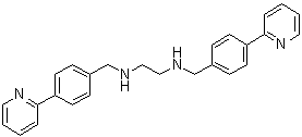 N1,N2-二[[4-(2-吡啶基)苯基]甲基]-1,2-乙二胺分子结构 (CAS 1507370-20-8)