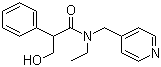 structure of CAS# 1508-75-4, Tropicamide;N-Ethyl-3-hydroxy-2-phenyl-N-(pyridin-4-ylmethyl)propanamide