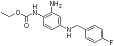 Retigabine molecular structure (CAS 150812-12-7)