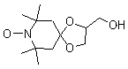 N-Oxytriacetoneamine glycerol ketal molecular structure (CAS 150980-90-8)