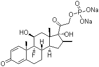 Betamethasone 21-phosphate disodium molecular structure (CAS 151-73-5)