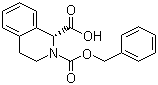 (R)-N-Cbz-3,4-Dihydro-1H-isoquinolinecarboxylic acid molecular structure (CAS 151004-88-5)