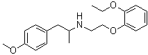 structure of CAS# 1510821-28-9, N-[2-(2-Ethoxyphenoxy)ethyl]-4-methoxy-alpha-methylbenzeneethanamine