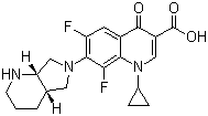 structure of CAS# 151213-15-9, 8-Desmethoxy-8-fluoromoxifloxacin;1-Cyclopropyl-6,8-difluoro-7-[(4aS,7aS)-octahydro-6H-pyrrolo[3,4-b]pyridin-6-yl]-4-oxo-1,4-dihydroquinoline-3-carboxylic acid